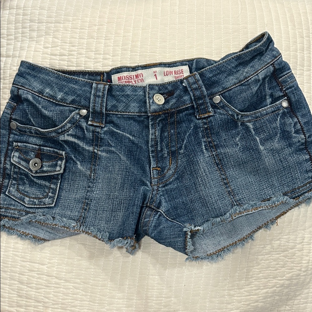 Mossimo Supply Co. Women's Distressed Blue Jean Shorts